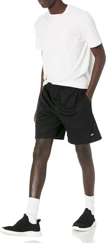 Vista 4 de Tienda Essentials - Pantalones cortos de corte suelto con tecnología de rendimiento para hombre