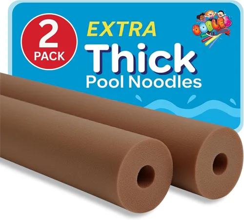 Vista 11 de Oodles of Noodles Foam Pool Swim Noodles 2 Pack, Hollow Core Swimming Foam Tube for Pool Floats, Buoyant for Beach, Water Play, Crafts, DIY Projects