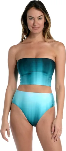 Vista 9 de La Blanca Top de bikini bandeau The Groove para mujer Capri Blue/ Mediterranean Breeze