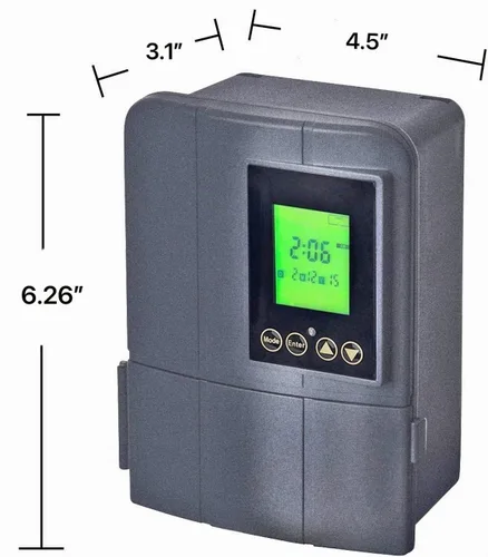 Vista 5 de Wohenhao Transformador de iluminación de paisaje de bajo voltaje de 50 W, fuente de alimentación LED para exteriores con sensor de atardecer a