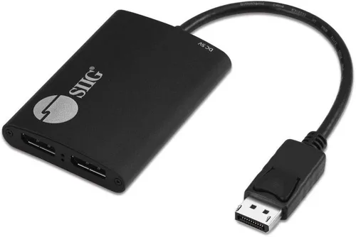 Vista 14 de SIIG - Divisor DisplayPort para monitores duales, DisplayPort 1.2 a 2 HDMI MST Hub divisor de video, monitor en cadena DisplayPort margarita,