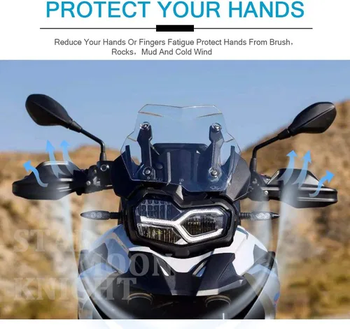 Vista 3 de Parabrisas de motocicleta compatible con BMW F750GS F850GS 2018-2020 protector de mano protector de mano para parabrisas F 750 GS F 850 GS 2018 2019
