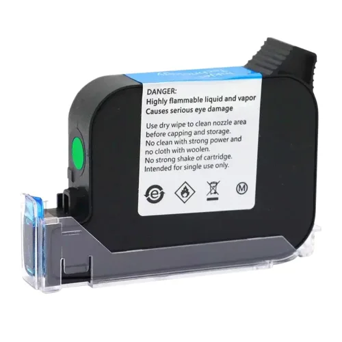 Vista 8 de Universal 2588 42ML Quick-Drying Ink Cartridge in Black Red Blue Green for Handheld Inkjet Printers with 12.7mm Print Height(1Set (7Colors))