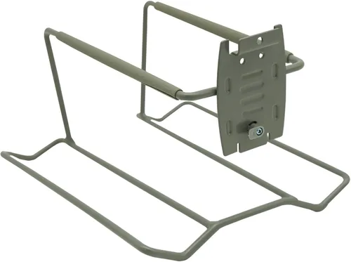 Vista 3 de Aolamegs Soporte para raqueta de tenis de metal para montaje en pared, de acero resistente, soporte de almacenamiento para raqueta de bádminton