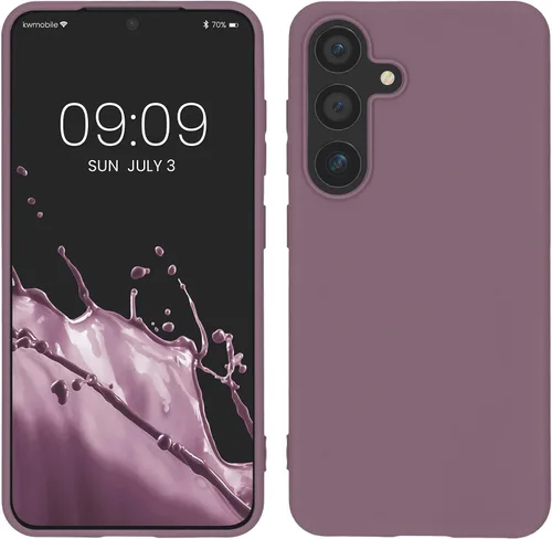 Vista 65 de kwmobile Funda compatible con Samsung Galaxy S23 - Funda protectora de silicona TPU suave y delgada - Piedra antigua