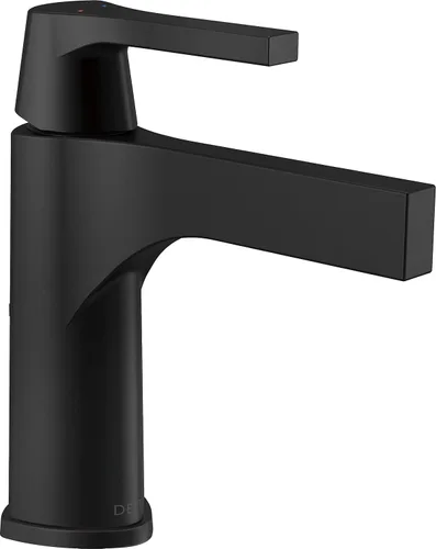 Vista 3 de Delta Faucet Zura - Grifo de baño de un solo agujero, grifo de baño de una sola manija, tecnología de sello de diamante, ensamblaje de drenaje