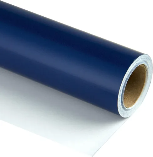 Vista 40 de RUSPEPA Papel de regalo negro de color sólido, mini rollo, para bodas, cumpleaños, fiestas, felicitaciones y vacaciones, 17 pulgadas x 32.8 pies