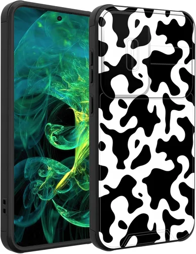 Vista 99 de Funda para Galaxy A16 5G con cubierta para cámara deslizante, resistente de doble capa, híbrida, a prueba de golpes, funda protectora resistente