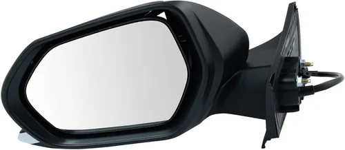 Vista 11 de TRQ Espejo plegable con calefacción eléctrica del lado del conductor con indicador de punto ciego pintura a juego negro liso compatible con Kia