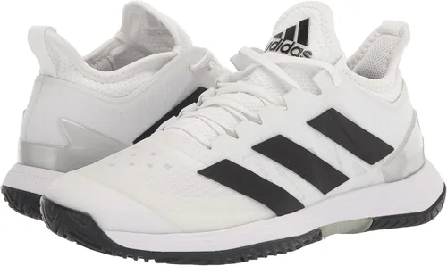 Vista 7 de adidas Adizero Ubersonic 4 - Tenis para hombre, Cloud WhiteCore BlackSilver Metall