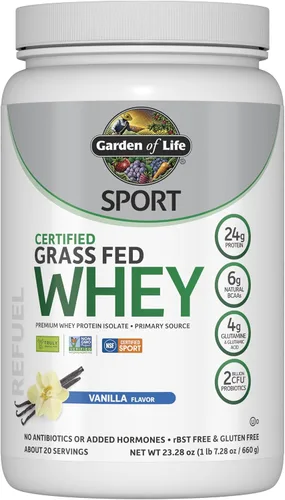Vista 7 de Suplemento Dietario deportivo Garden of Life: Polvo de proteína de suero de leche, obtenido de ganado con alimentación de pastura certificada, 1, 1