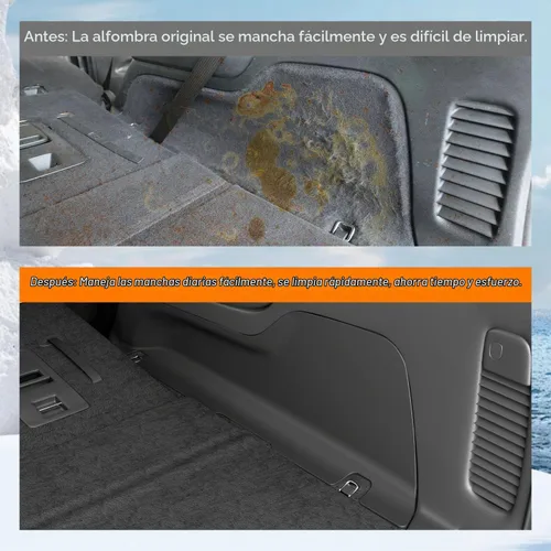 Vista 3 de powoq Cargo Sidewall Protector Compatible with 2016-2026 Dodge Durango Alfombrilla lateral para maletero