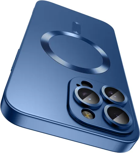 Vista 11 de LEKEVO Funda magnética para iPhone 13 [compatible con MagSafe] [protector de lente de cámara integrado] Funda delgada de silicona suave a prueba