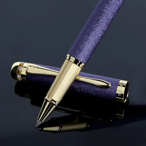Vista 9 de Bolígrafos de tinta líquida Rollerball, el mejor set de regalo de bolígrafo de bola de lujo para hombres y mujeres, bolígrafo recargable de tinta