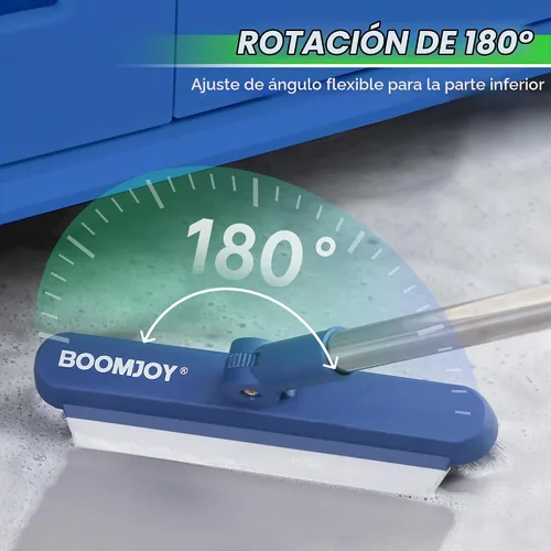 Vista 5 de BOOMJOY Cepillo de lechada con mango largo, cepillo limpiador de lechada para pisos de baldosas, cerdas duras para hendiduras, línea de azulejos