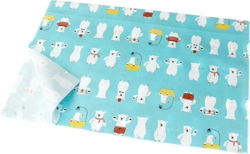 Vista 14 de Cuadrados de tela precortados 100 % algodón impreso (18 x 29 pulgadas) para manualidades, álbumes de recortes, suministros de manualidades - animales