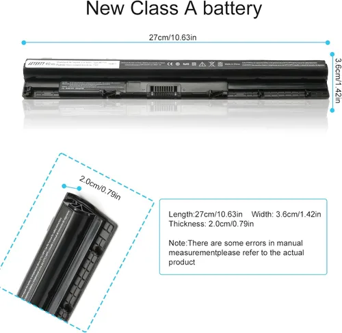 Vista 4 de M5Y1K - Batería para portátil de 14.8 V 40 WH compatible con Dell Inspiron 15 3000 5000 Series 5559 5558 5555 5758 5759 3567 3551 3552 3558 3565 14