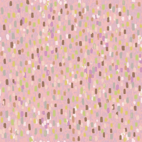 Vista 7 de Stitch & Sparkle Impresionismo Moment Collection, Crocus, 44 pulgadas