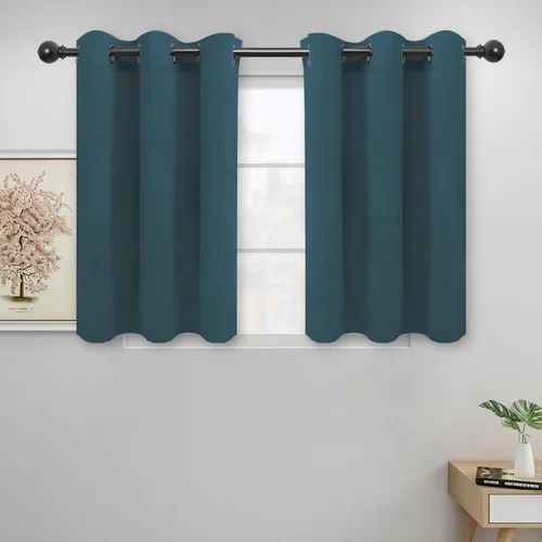 Vista 280 de Easy-Going - Cortinas opacas para dormitorio, aislamiento térmico sólido con ojales, cortinas de ventana para reducción de ruido, cortinas