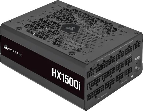 Vista 10 de Corsair HX1000i Fuente de alimentación ATX de ruido ultrabajo totalmente modular - Cumple con ATX 3.1 y PCIe 5.1 - Ventilador de rodamiento dinámico