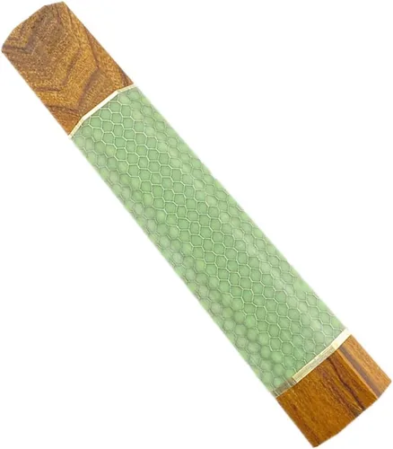 Vista 20 de Mango de cuchillo de resina de panal de abeja, mango octogonal de madera estilo japonés, material para hacer cuchillos, herramienta de bricolaje