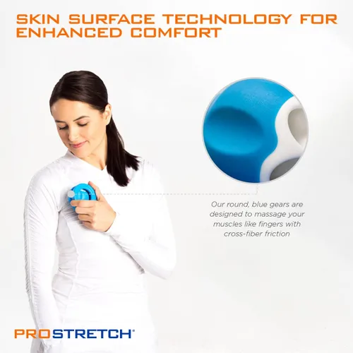 Vista 4 de ProStretch Rodillo de bola de masaje manual Junior+ para alivio de fascitis plantar y terapia de tejido profundo