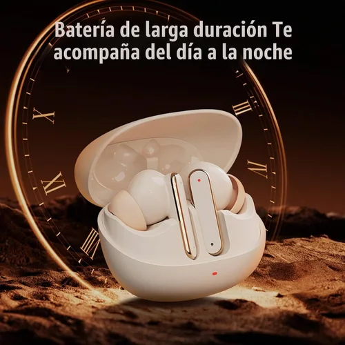 Vista 7 de Auriculares inalámbricos Bluetooth con control táctil, auriculares inalámbricos Bluetooth 5.4, auriculares inalámbricos 4-6H tiempo de reproducción