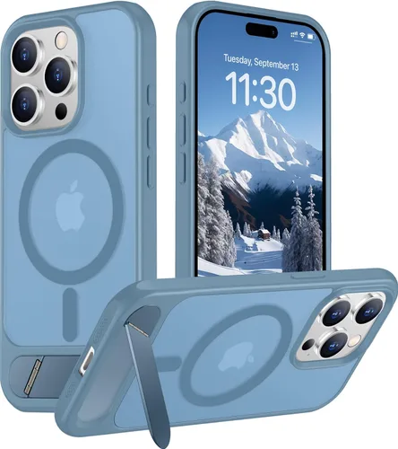 Vista 246 de Funda para iPhone 11 con compatibilidad magnética, [Soporte invisible incorporado][Compatible con MagSafe]