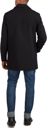 Vista 4 de Cole Haan - Abrigo de lana con botones para hombre de felpa para automóvil
