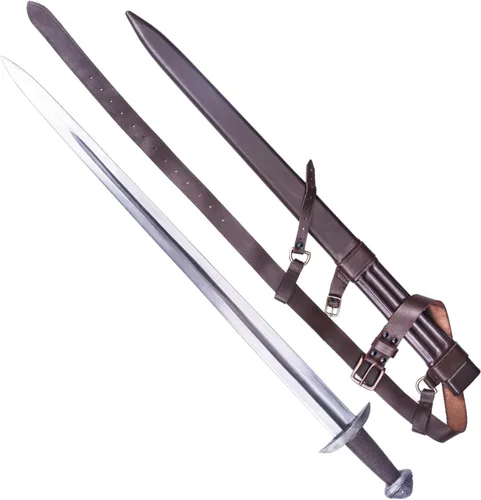 Vista 18 de Norse Tradesman Espada vikinga de acero para primavera