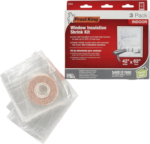 Vista 4 de Frost King - Kit de ventana retráctil para interiores, V733H