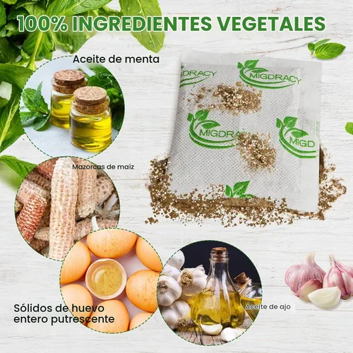 Vista 2 de Bolsas de control de plagas, bolsas repelentes de insectos y ratones, 10 unidades de aceite de menta para ratas, hormigas, cucarachas, arañas
