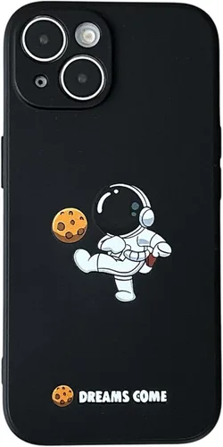Vista 21 de Yonds Queen Funda protectora de TPU para iPhone SE 2022 (3ª generación), compatible con iPhone 7/8/SE2 (2020), diseño de astronauta, planeta, luna