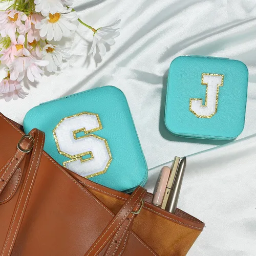 Vista 8 de Regalos de cumpleaños para mujeres, juego de 2 piezas de joyería de viaje, regalos de viaje, regalos para amigas, regalos personalizados, regalos