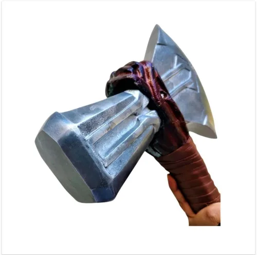 Vista 3 de Avenger Thor Stormbreaker tamaño estándar martillo de disfraz de Halloween Réplica de accesorios de cosplay
