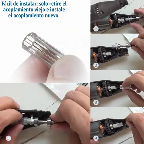 Vista 5 de Piezas de repuesto Dremel, 395 acoplamiento de herramientas rotativas compatibles con piezas de herramientas Dremel 2615294309-4