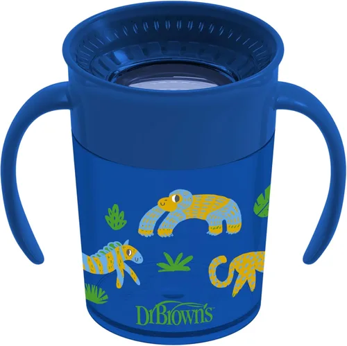 Vista 2 de Dr. Brown's Milestones™ Cheers360™ Taza, azul, de 7 oz (Paquete de 3)