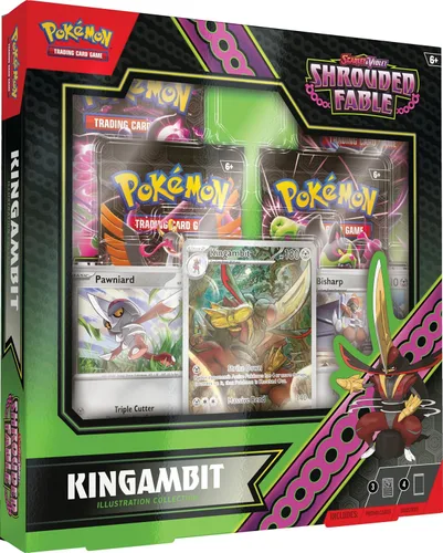 Vista 2 de Pokemon TCG: fábula envuelta en escarlata y violeta: Colección de ilustraciones KINGAMBIT