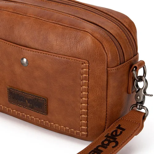 Vista 3 de Wrangler Bolsos cruzados para mujer, bolso de cámara a la moda con correa ancha