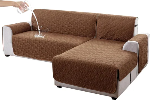 Vista 14 de Genina - Funda impermeable para tumbona en L para niños y mascotas (beige, XL)