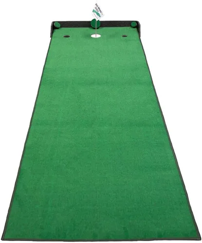 Vista 2 de Big Moss Golf Competitor V2 Series 3' X 9' Practice Putting Chipping Green con 3 tazas