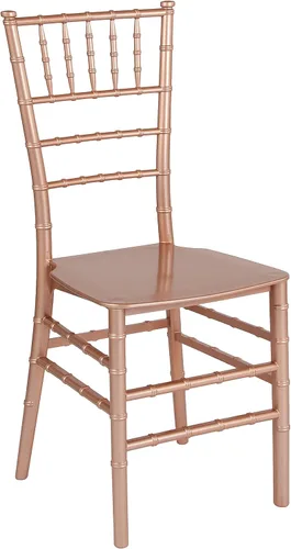 Vista 11 de Flash Furniture Silla Chiavari apilable de resina de caoba serie HERCULES