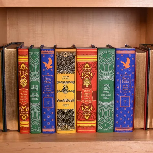 Vista 6 de Juniper Books House Mashup - Solo fundas para libros, compatibles con la serie Harry Potter de tapa dura, libros no incluidos