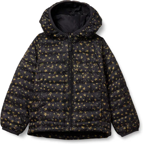 Vista 6 de Amazon Essentials Chaqueta acolchada con capucha ligera y resistente al agua para niñas y niños pequeños Negro