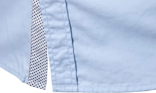 Vista 6 de MUSE FATH Camisa de vestir de algodón de manga corta para hombre