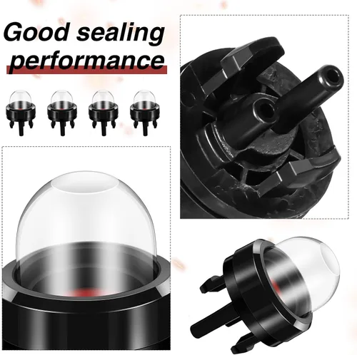 Vista 3 de Therwen 10 bombillas de cebador de motosierra 188-512 a presión 503936601 530047721 compatible con soplador de hojas de motosierra 125b 125bx 125bvx