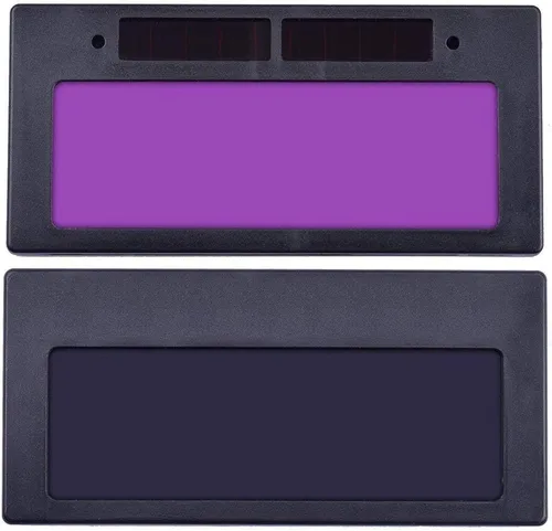 Vista 3 de Lente de filtro de máscara de soldadura de oscurecimiento automático, filtro horizontal de oscurecimiento automático, lente de gafas de máscara