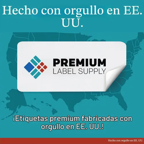 Vista 7 de Premium Label Supply - Etiquetas adhesivas blancas mate para botellas de agua – NO impermeables – 8 x 2 pulgadas/20.32 x 5.08 cm – Compatibles