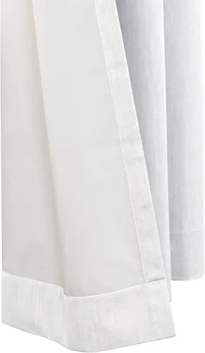 Vista 4 de Loft Living Kelsey Total Blackout - Cortina texturizada de 52 x 108 pulgadas, color blanco