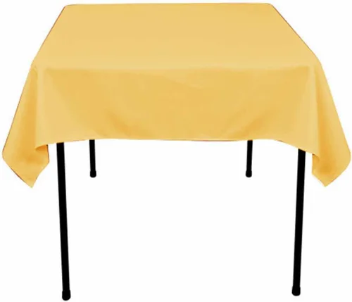 Vista 10 de Mantel cuadrado de poliéster 72"x72" (azul Acqua)